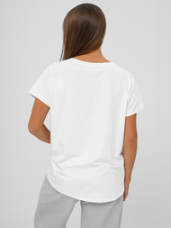 T-shirt femme blanc OZONEE JS/95T2573/1