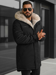 Veste D'hiver Noir OZONEE JS/22M316/392Z