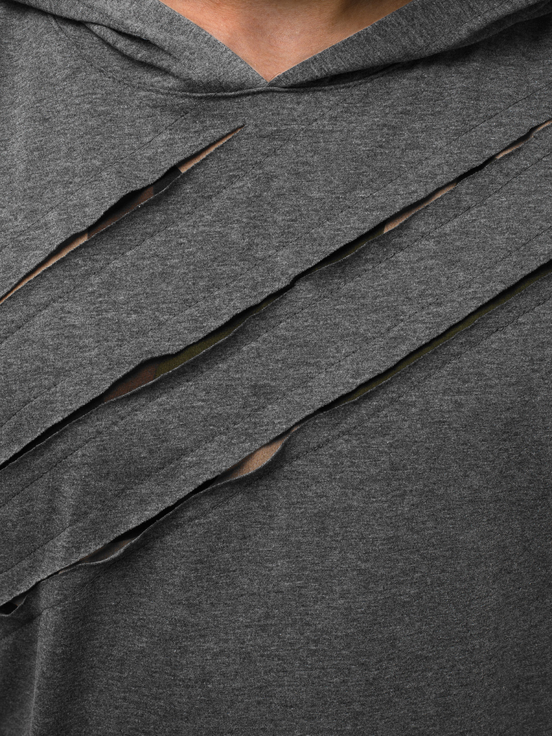 T-Shirt Homme Camo Gris foncé OZONEE A/1185Z