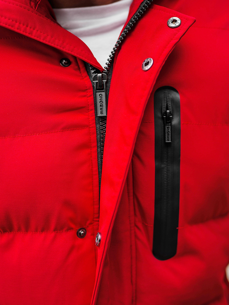 Veste Homme Rouge OZONEE O/M798