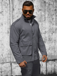 Veste Homme Gris Foncé OZONEE O/G3035