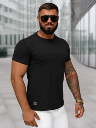 T-shirt Homme Noir OZONEE O/QQ1388