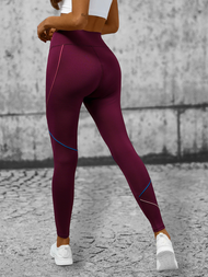 Legging Femme Bordeaux OZONEE O/YY9272