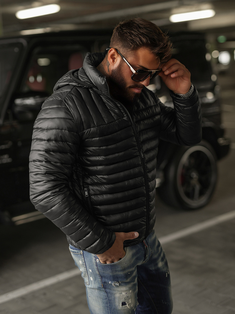 Veste Homme Noir OZONEE JS/16M9336/392BZ