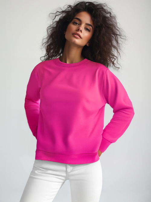 Sweat femme rose foncé OZONEE JS/W01Z