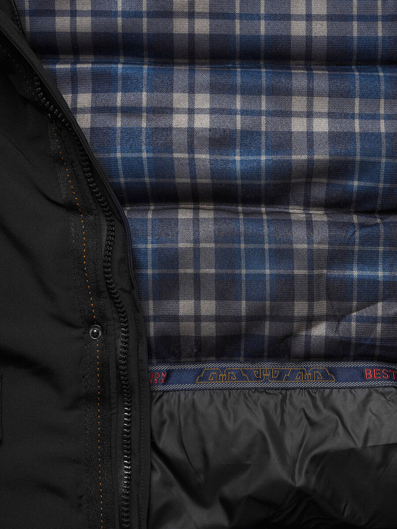 Veste Homme Noir OZONEE JS/5M718/392