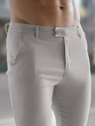 Pantalon Chino Homme Gris OZONEE O/P4049Z