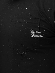 T-shirt Homme Noir OZONEE O/QQ1387