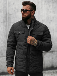 Veste Homme Noir OZONEE JS/22M15/1Z
