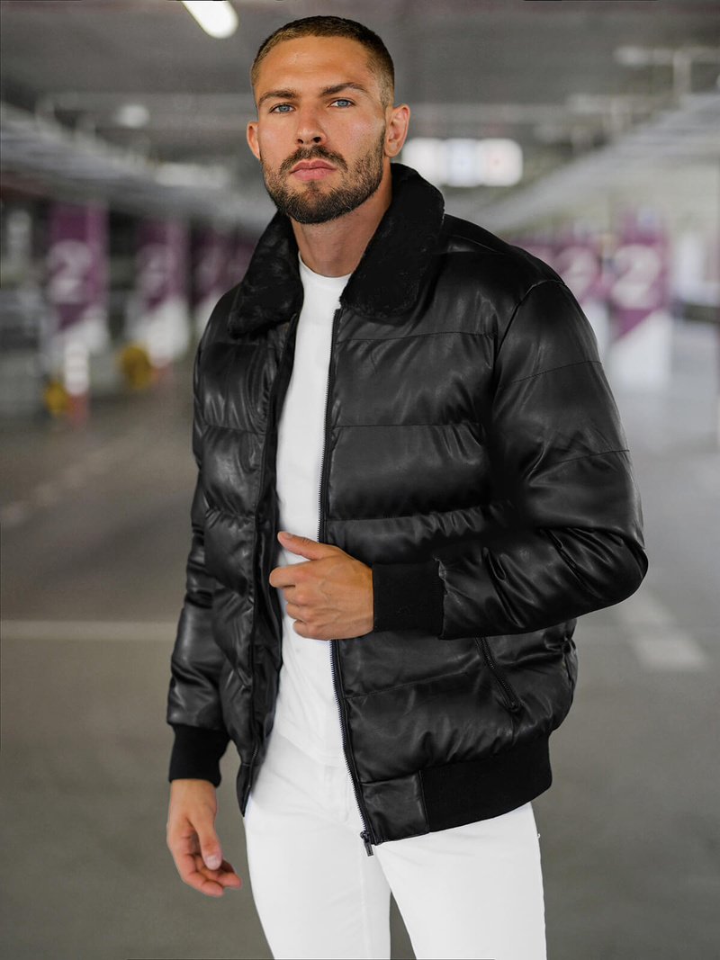 Veste Homme Noir OZONEE O/M795Z