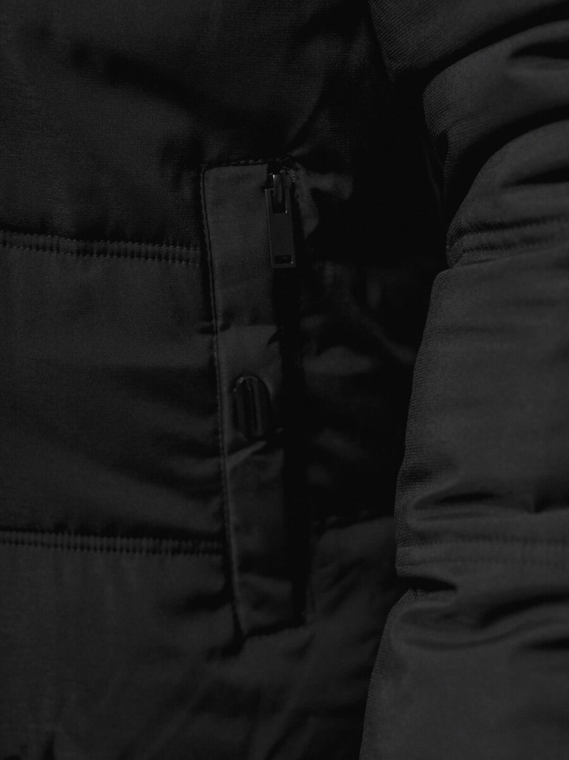 Veste Homme Noir OZONEE JS/84M3030/392