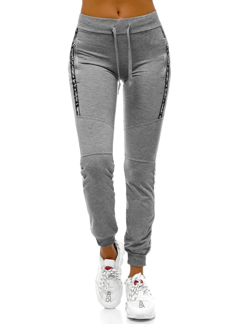 Pantalon de survêtement pour femmes Gris OZONEE O/82055