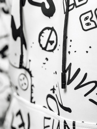 Sweatshirt à capuche homme blanc OZONEE JS/8B1227/1