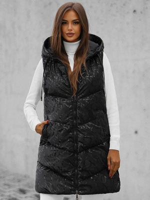 Gilet femme réversible noir OZONEE O/DK118/1Z