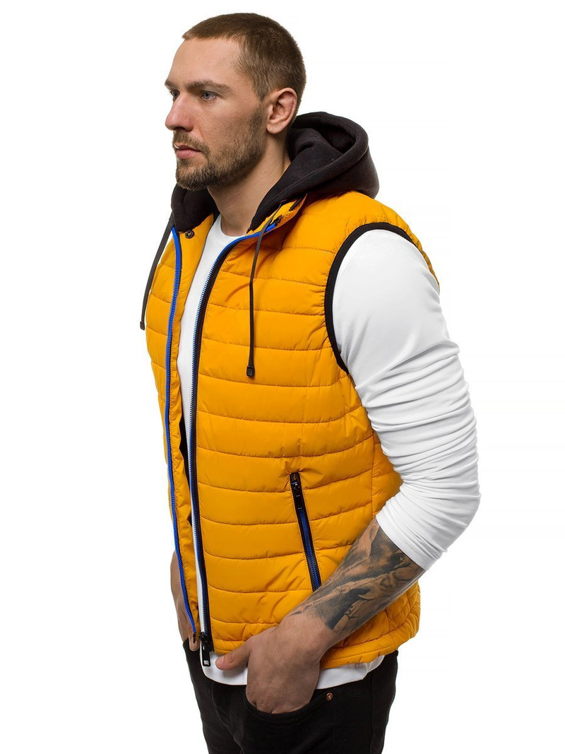 Veste sans manches Homme Jaune OZONEE N/6102Z