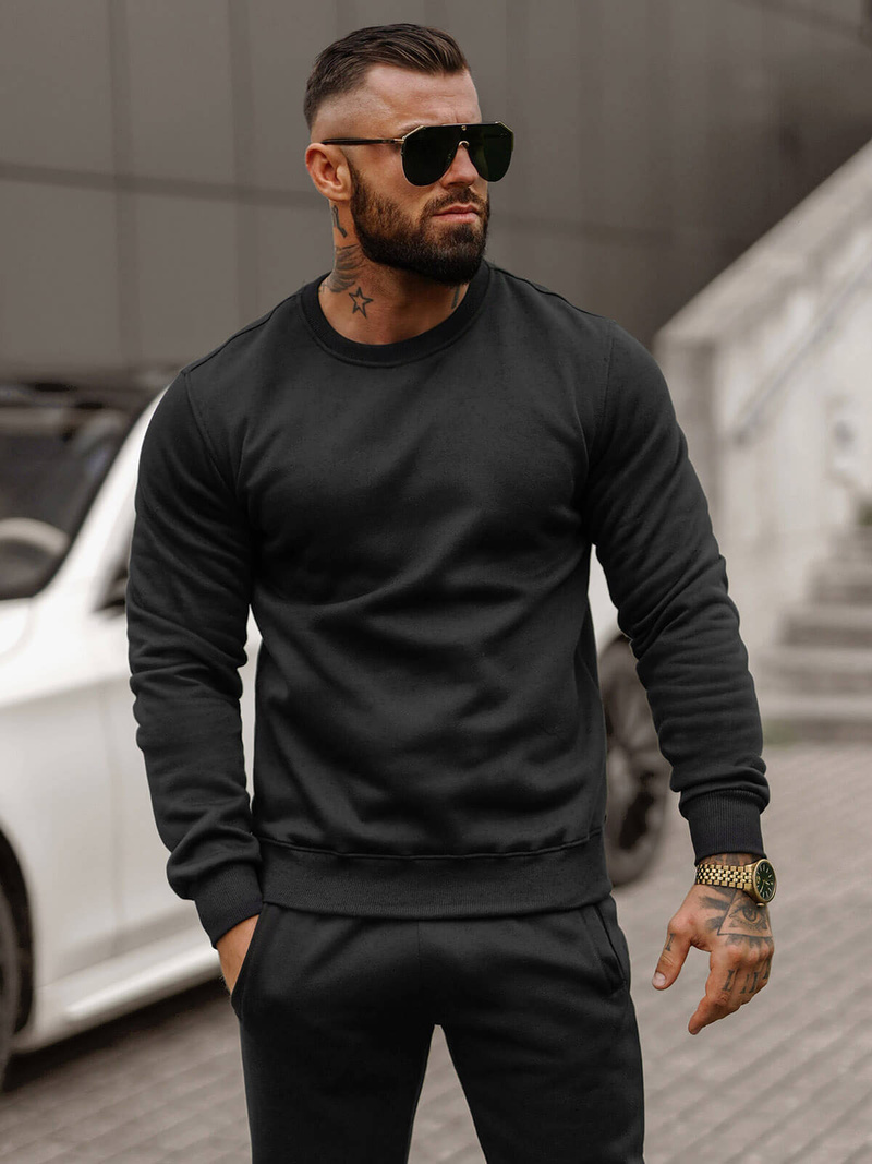 Survêtement Homme Noir OZONEE JS/68C10380/3Z