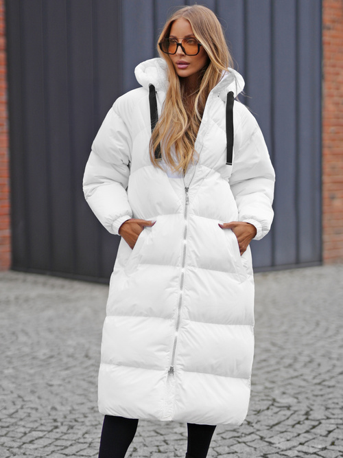 Veste femme blanc OZONEE JS/5M3163/281Z