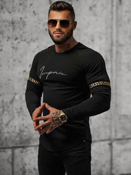 Sweatshirt Homme Noir OZONEE O/5928BZ