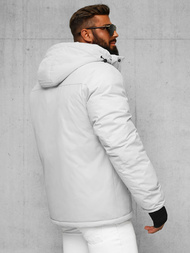 Veste Homme Gris Clair OZONEE JS/91M9906/280Z