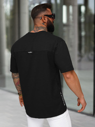 T-shirt Homme Noir OZONEE O/QQ1185