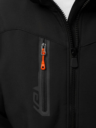 Veste Homme noir et orange OZONEE GE/12268