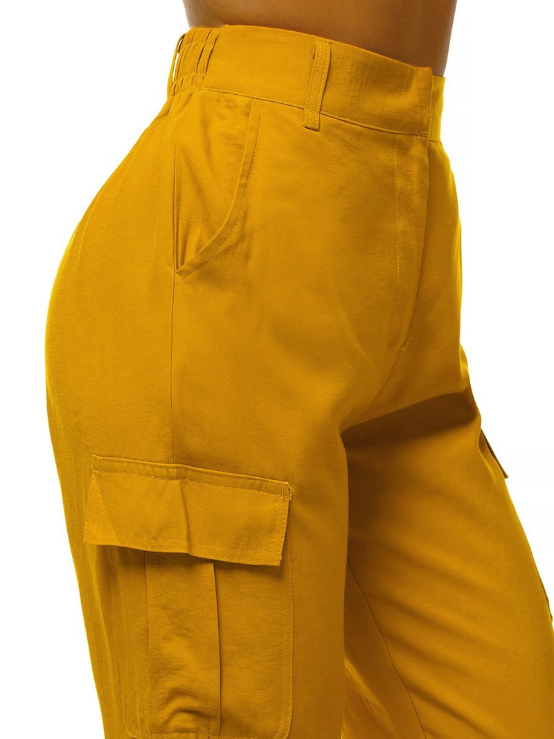 Pantalon jogger femme Jaune OZONEE O/HM005