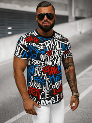 T-shirt Homme Noir OZONEE O/T1271/3