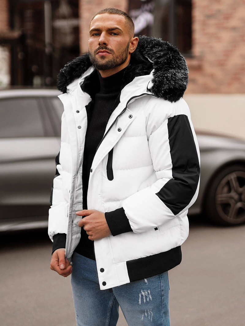 Veste Homme Blanc OZONEE O/M798Z