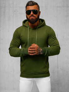 Sweatshirt Homme Kaki OZONEE JS/2009Z