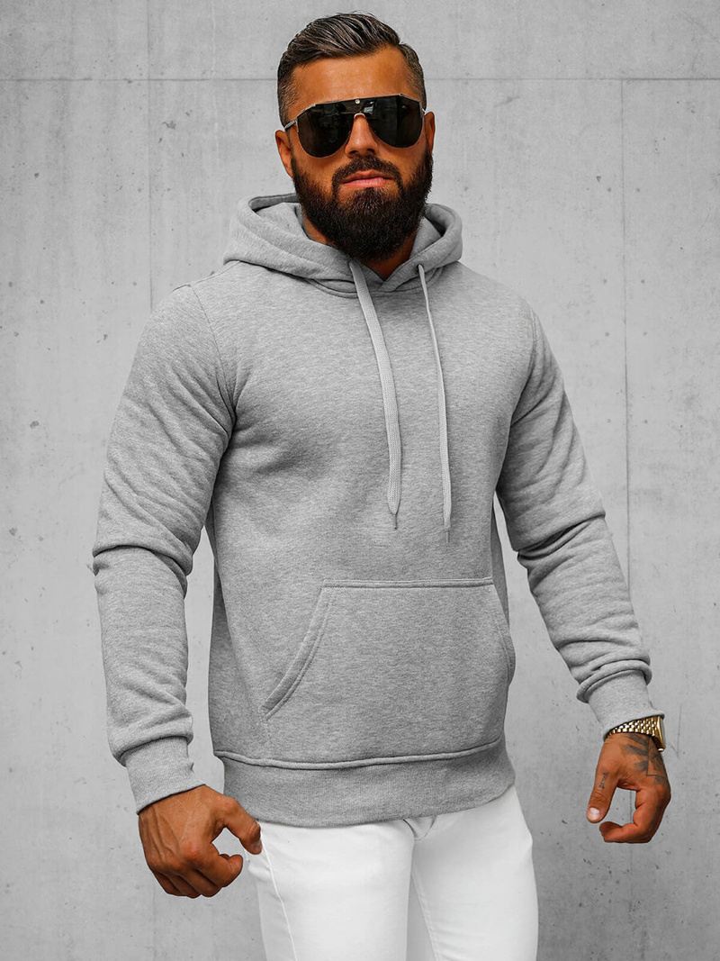 Sweatshirt Homme Gris OZONEE JS/2009Z