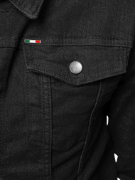 Veste en jean Homme noir OZONEE NB/MJ510N