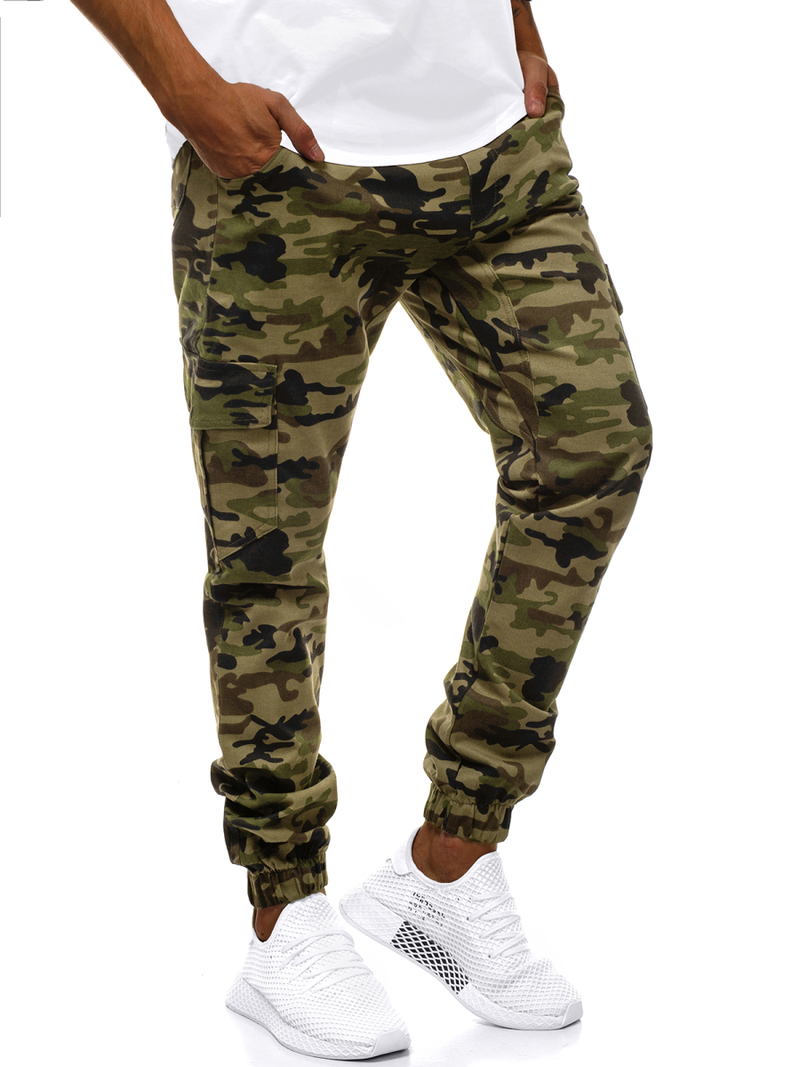 Pantalon Jogger Homme Vert OZONEE A/404