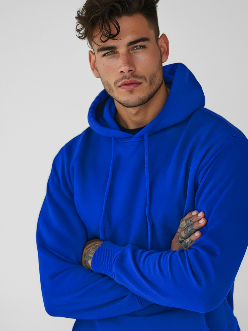 Sweatshirt Homme Bleu de cobalt OZONEE JS/2009Z