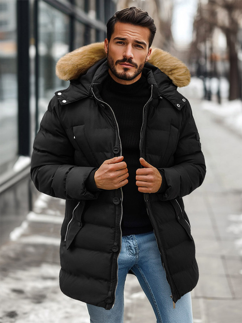 Veste Homme Noir OZONEE JS/5M3122/392Z