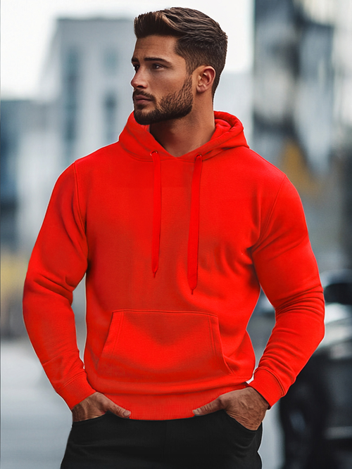 Sweatshirt Homme Rouge OZONEE JS/2009Z