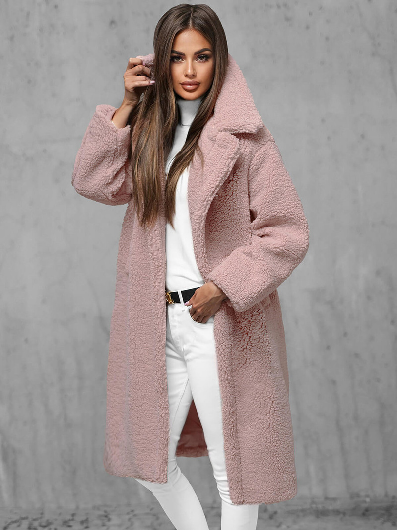 Manteau femme rose OZONEE O/Z01