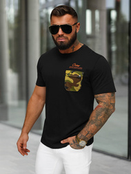 T-shirt Homme Noir OZONEE O/MPO3492