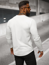 Sweatshirt Homme Blanc OZONEE O/T6612