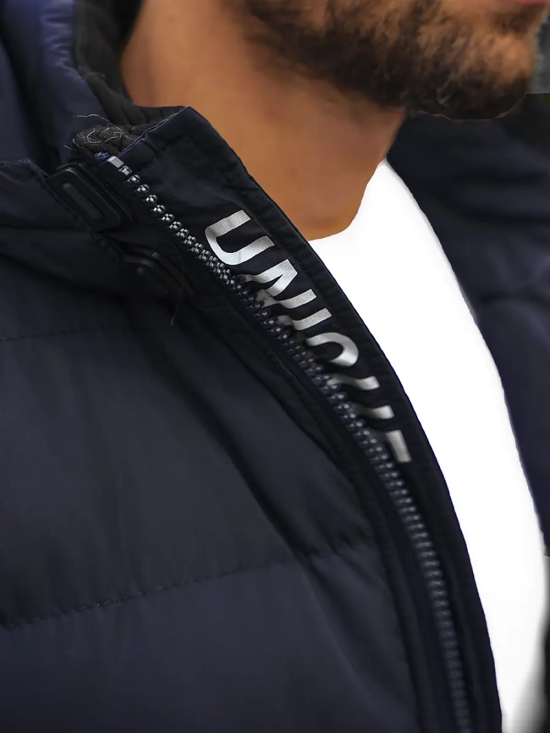 Veste Homme Bleu Foncé OZONEE JS/M8107