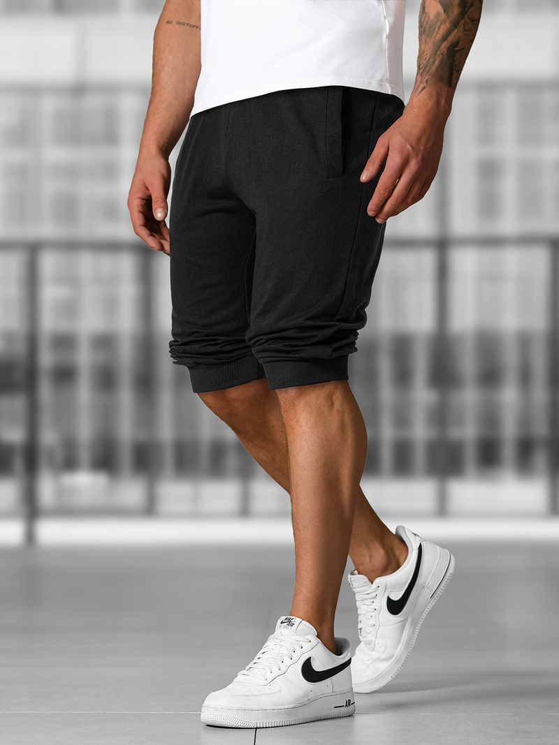 Short Homme Noir OZONEE JS/XW07/3Z