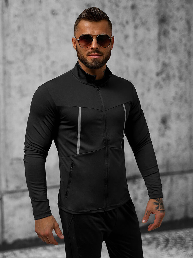 Veste Homme Noir OZONEE JS/M10308