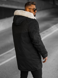 Veste D'hiver Noir OZONEE JS/5M120/392Z