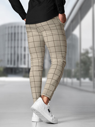 Pantalon Chino Homme Beige OZONEE O/P4009Z