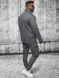 Veste Homme Gris Foncé OZONEE O/G3035