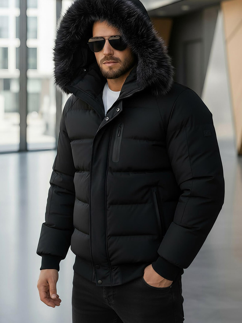 Veste Homme Noir OZONEE O/M798Z