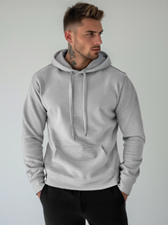 Sweatshirt Homme Gris OZONEE JS/2009Z