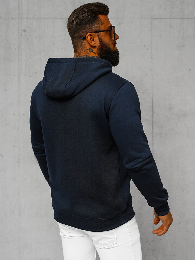 Sweatshirt Homme Bleu marine OZONEE JS/2008Z