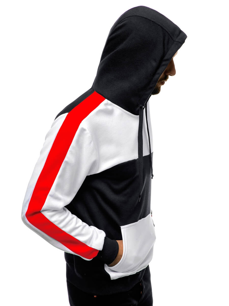 Sweatshirt Homme Rouge OZONEE JS/JZ11060