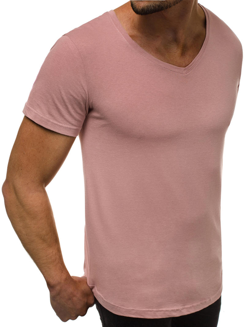 T-Shirt Homme Rose OZONEE O/2309