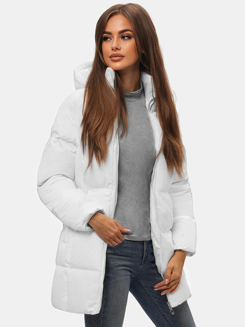 Veste Femme Blanc OZONEE JS/5M722/281